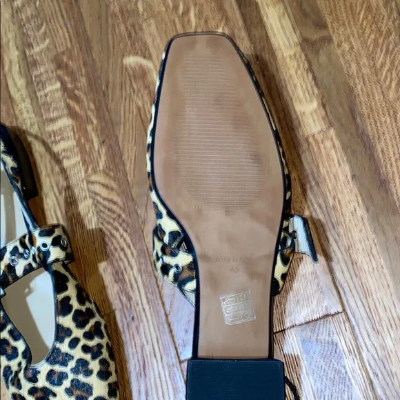 INTENTIONALLY BLANK Brown and Black Loafers with Slingback Strap - Picture 4 of 5